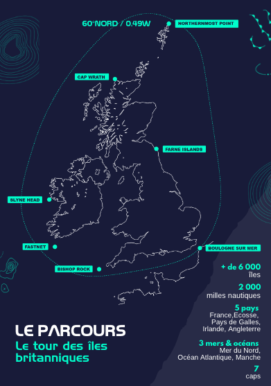 CARTE DE LA COURSE DES CAPS