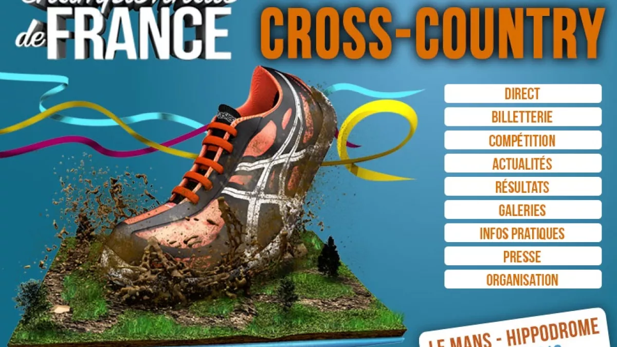 Championnats de France de Cross Country affiche cross country