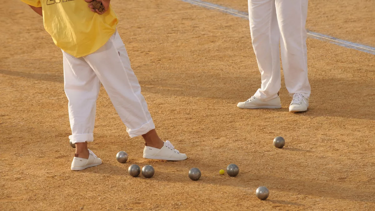 joueur de pétanque