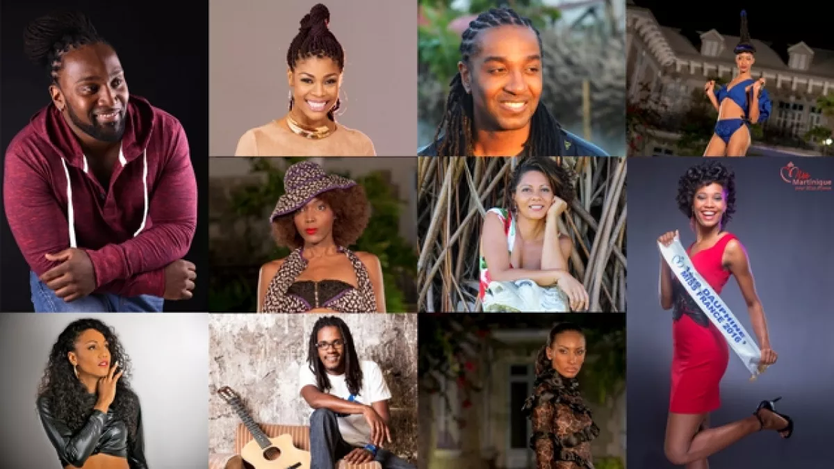 Mosaïque photos ©Espérance Racioppi/FTV Election Miss Martinique 2016, Les 1ères de la Mode, Drépaction 2016
