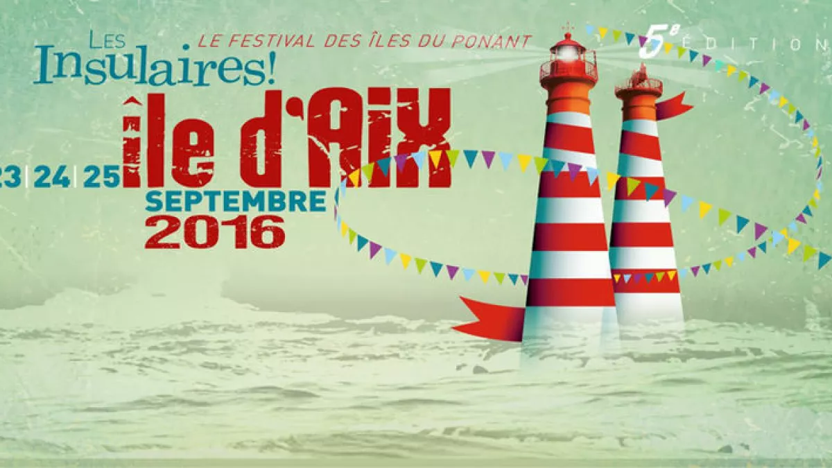 Affiche festival Les insulaires Affiche festival Les insulaires