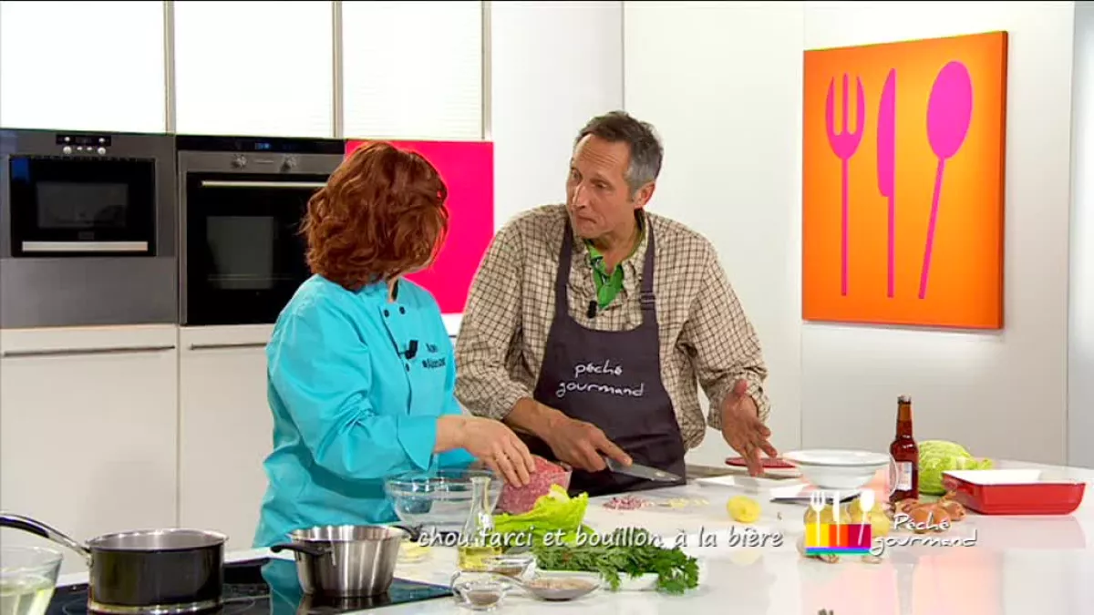 Anne Alassane et  son invité, Patrick Van Aubel