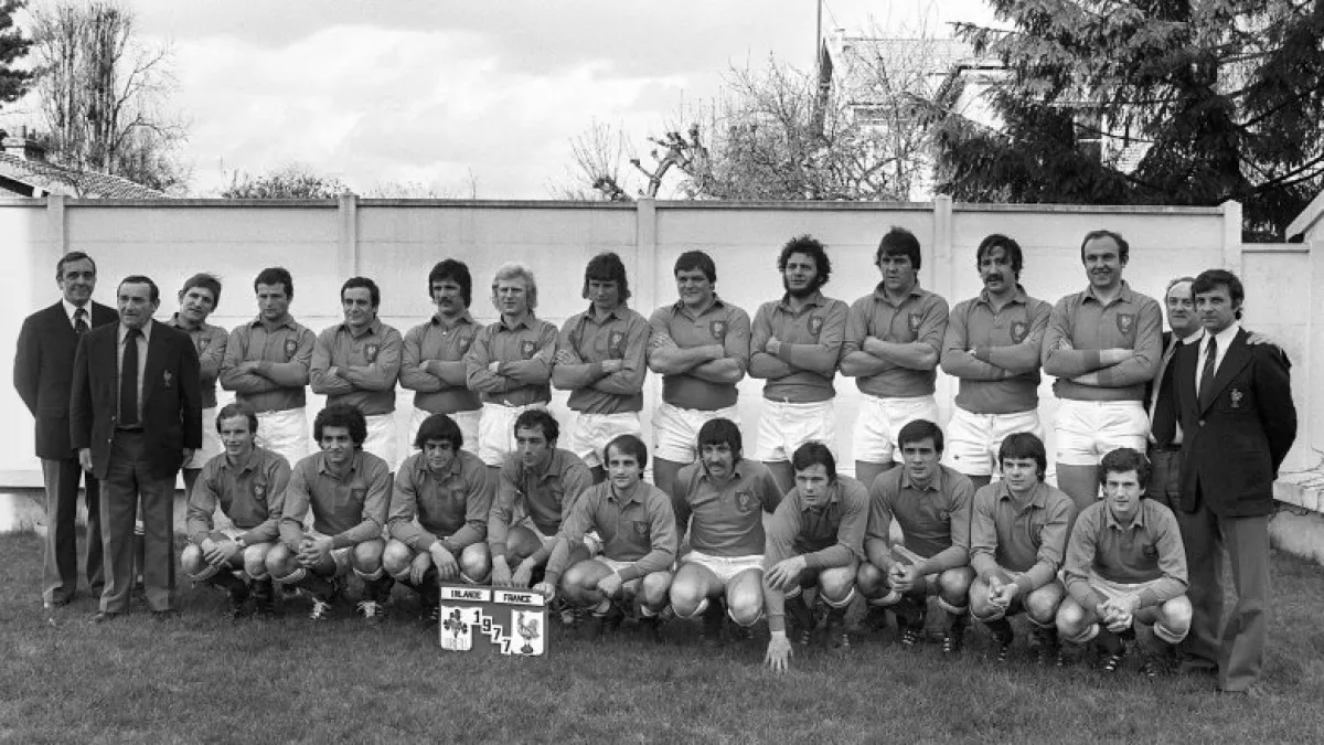 ©Equipe de France - Rugby à 15 - tournoi V Nations 1977 ©Equipe de France - Rugby à 15 - tournoi V Nations 1977