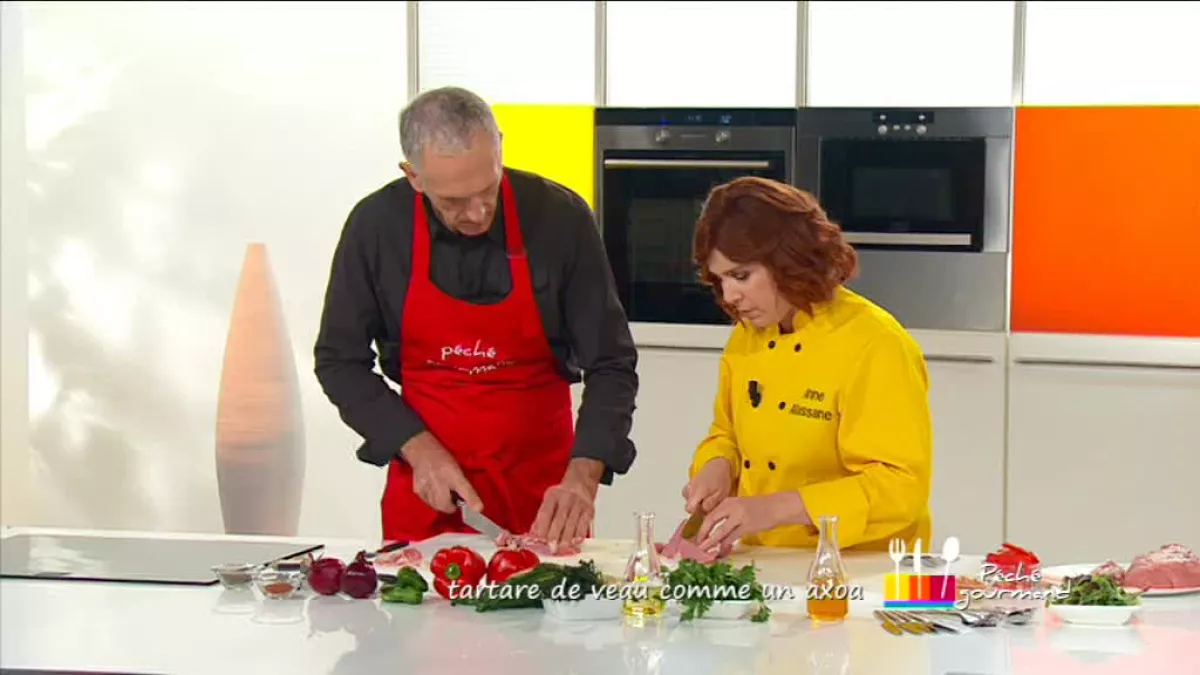 Anne et Vincent sur le plateau Anne et Vincent sur le plateau
