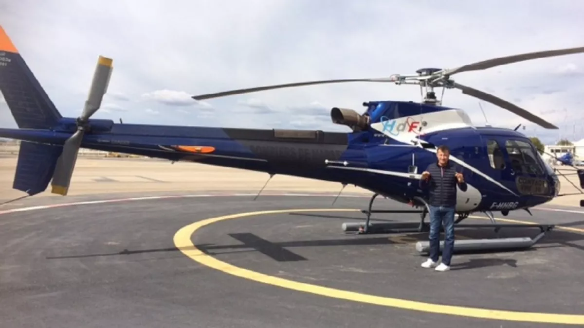 Pierjean Frison sur la base Airbus hélicoptère de Marseille Marignane / © Carnets de Vol