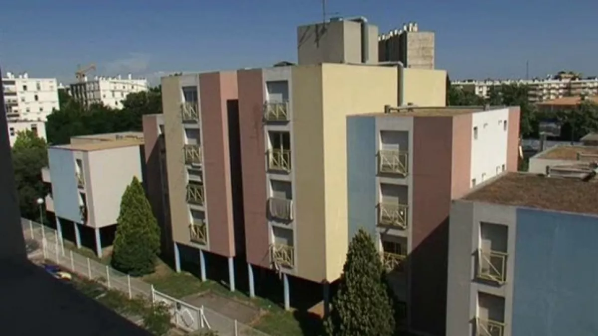 Barres d'immeubles logement social