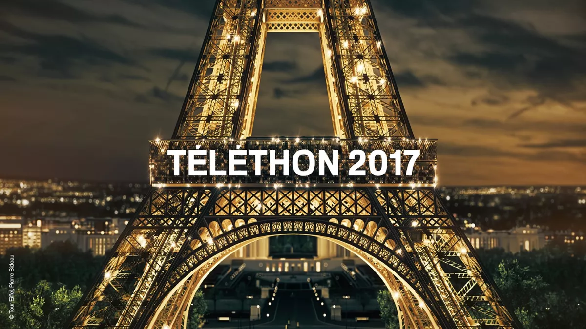 visuel Tour Eiffel Téléthon 2017 visuel Tour Eiffel Téléthon 2017