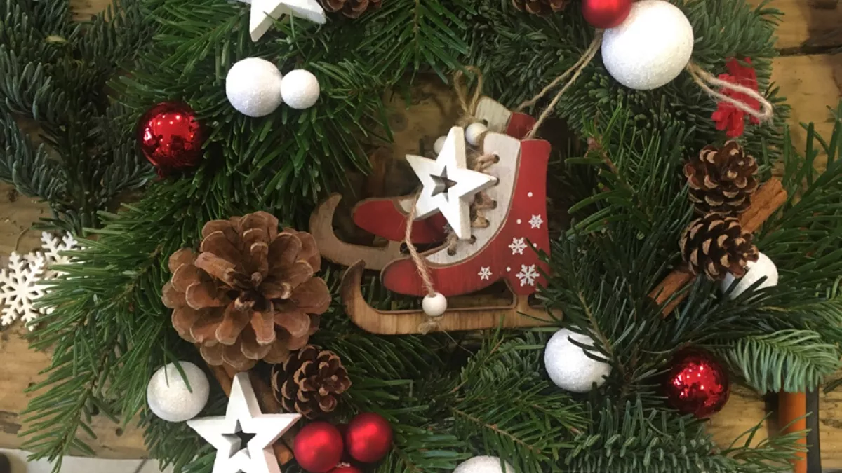 Couronne de Noël 