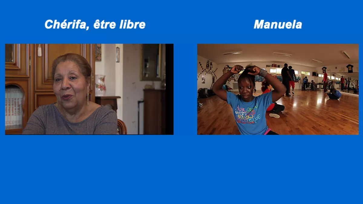 Chérifa, être libre et Manuela Chérifa, Manuela
