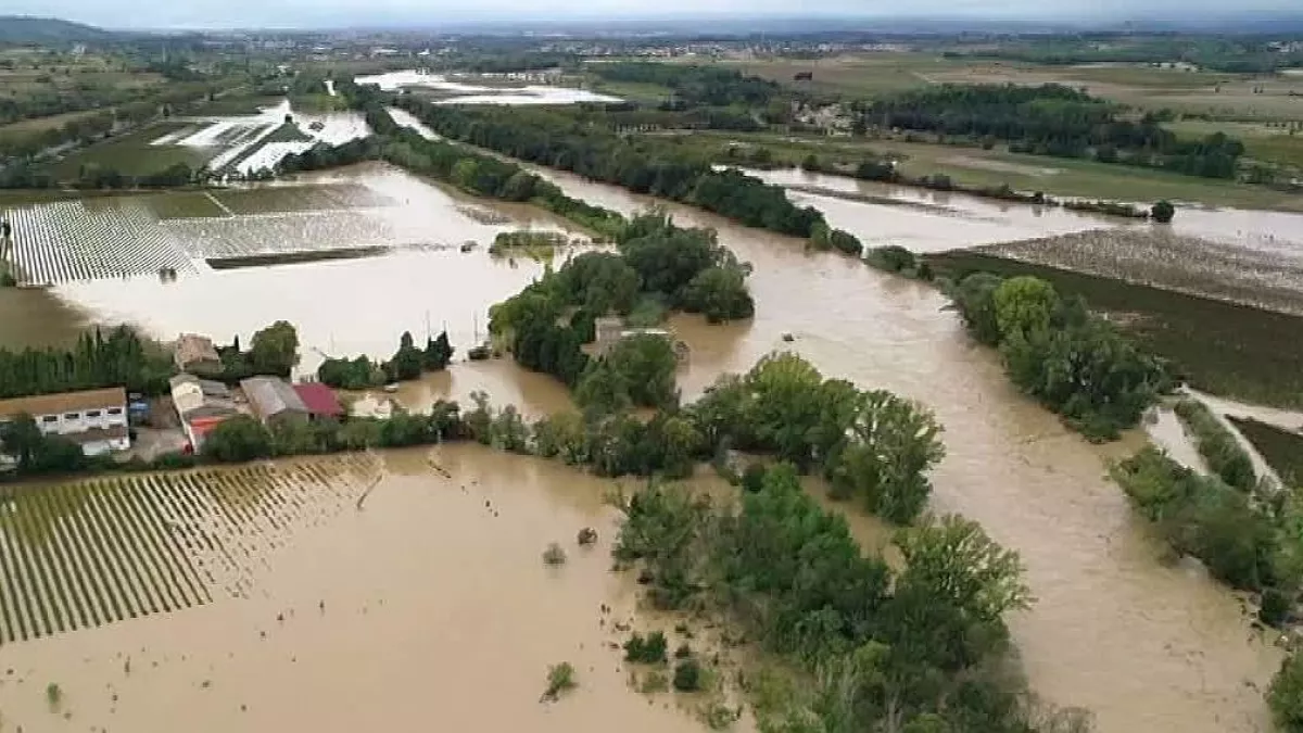 Trèbes sous l'eau Trèbes sous l'eau