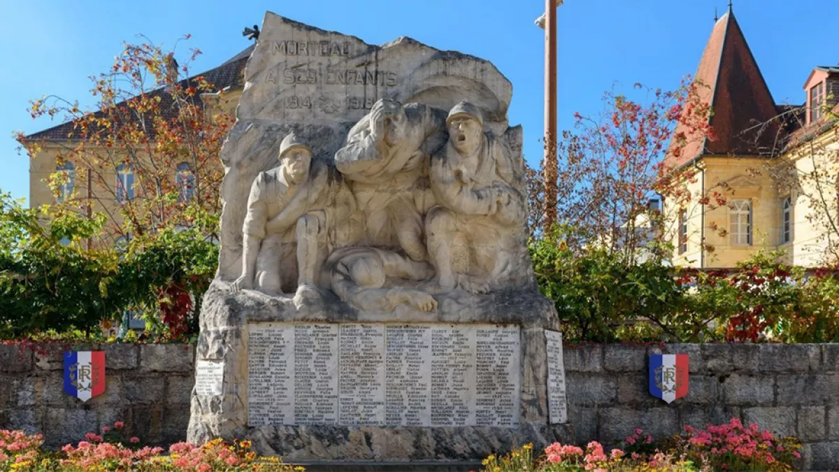 Le monument aux morts de Morteau/©P.SULOCHA Dimanche en politique