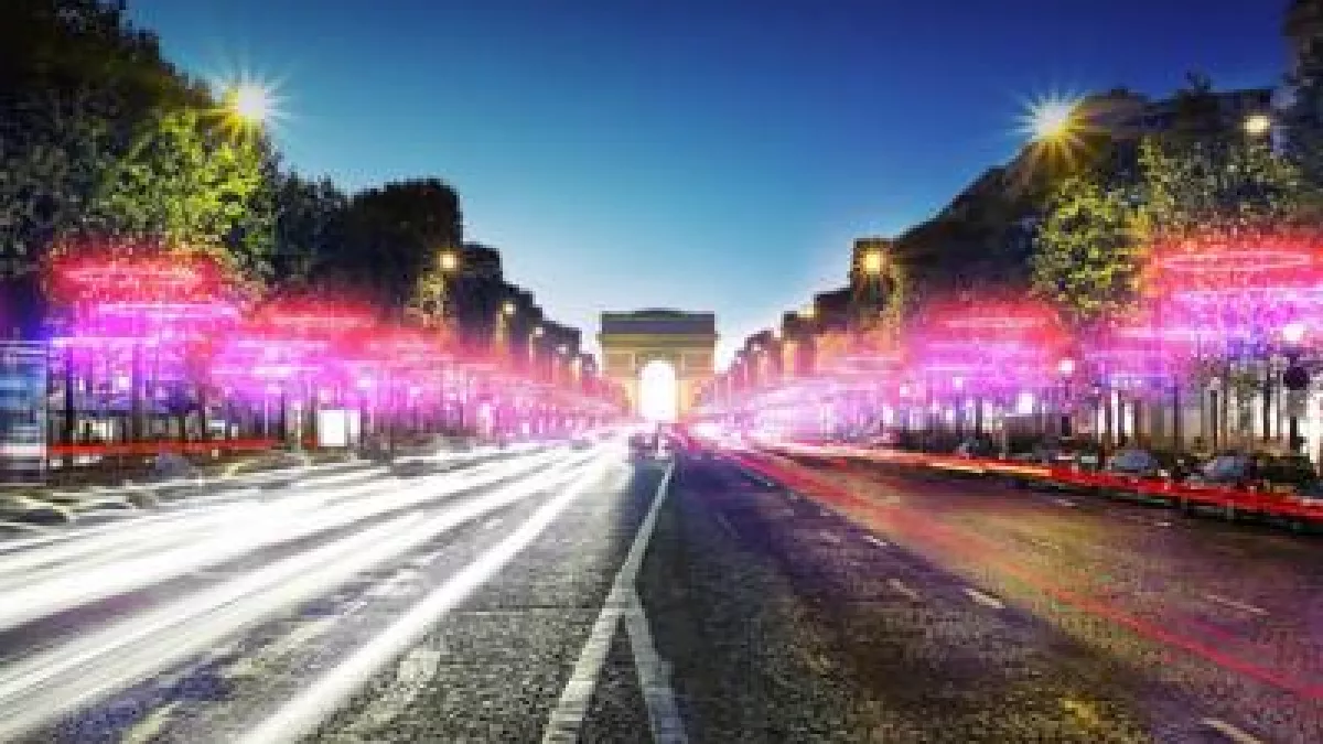 illuminations des Champs Elysées 
