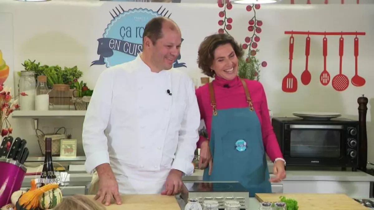 Ça roule en cuisine - Eric Westermann et Sophie Menut - crédit FTV Ça roule en cuisine - Eric Westermann et Sophie Menut - crédit FTV