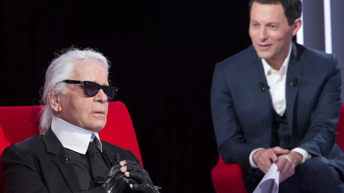 Karl Lagerfeld au Divan de MOF