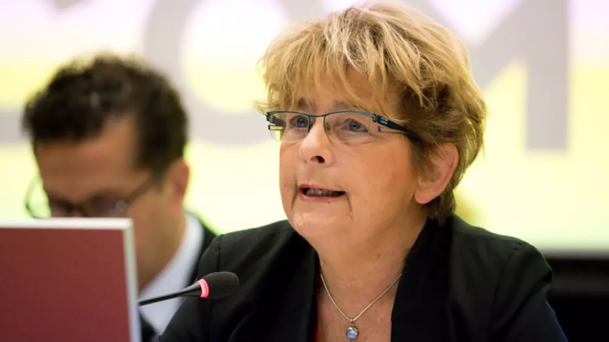 Marie-Guite Dufay, présidente PS de la région Bourgogne-Franche-Comté/©JCTardivon/MAXPPP Dimanche en politique avec Marie-Guite Dufay