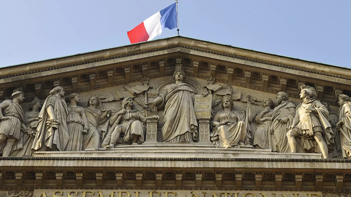 Assemblée Nationale- Fronton façade Assemblée Nationale- Fronton façade
