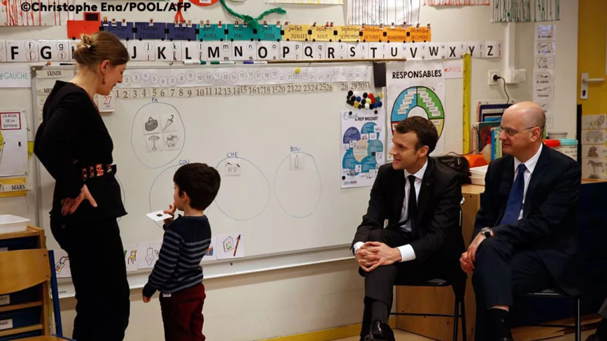 ©Christophe Ena /POOL/AFP Réformer l'école: l'insoluble exercice ?