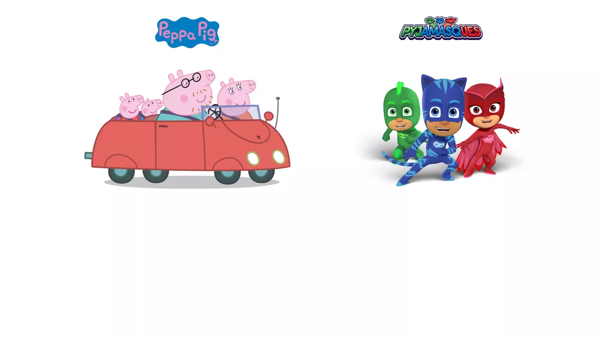 Peppa Pig et les Pyjamasques