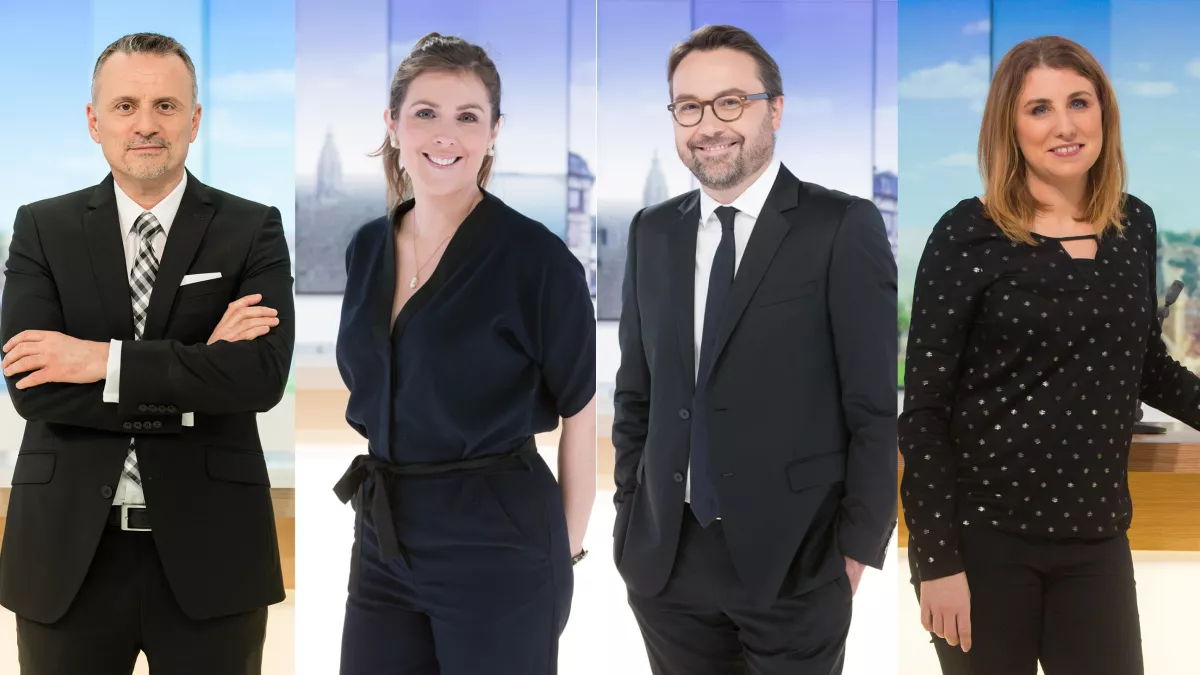De gauche à droite : Nadine Ly France 3 Alsace - David Marcelin France 3 Alsace – Laurence Laborie France 3 Champagne-Ardenne - Vincent Thollet France 3 Champagne-Ardenne - Cécile Boisson France 3 Lorraine - Thierry Gelhaye France 3 Lorraine - CREDIT FTV De gauche à droite : Nadine Ly France 3 Alsace - David Marcelin France 3 Alsace – Laurence Laborie France 3 Champagne-Ardenne - Vincent Thollet France 3 Champagne-Ardenne - Cécile Boisson France 3 Lorraine - Thierry Gelhaye France 3 Lorraine - CREDIT FTV