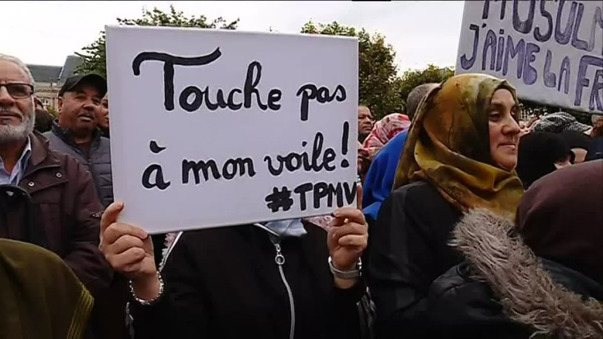 Manifestation contre l'islamophobie à Belfort le 2 novembre 2019/©France 3 Franche-Comté dep Franche-Comté