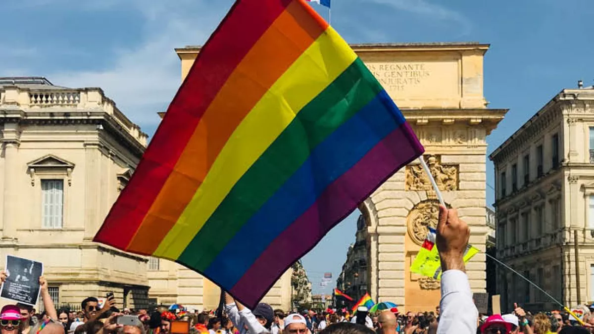 Stéphanie Roque et Vincent Autin drapeau LGVB