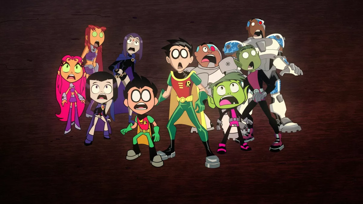 © Warner Bros. Entertainment TEEN TITANS GO VS TEEN TITANS