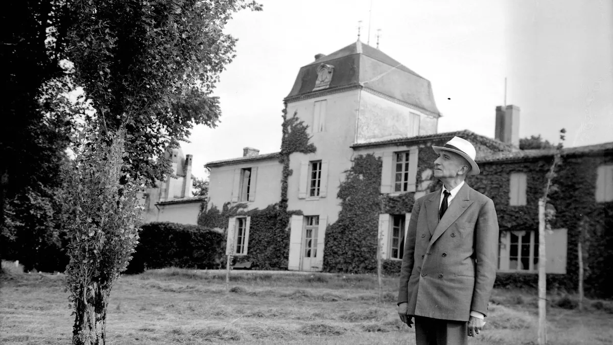 François Mauriac à Malagar François Mauriac à Malagar