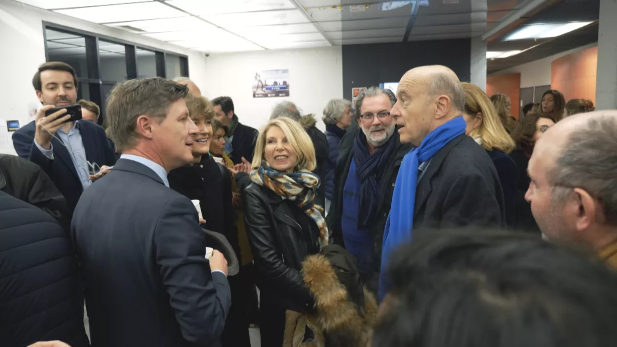 Nicolas Florian et Alain Juppé Nicolas Florian et Alain Juppé
