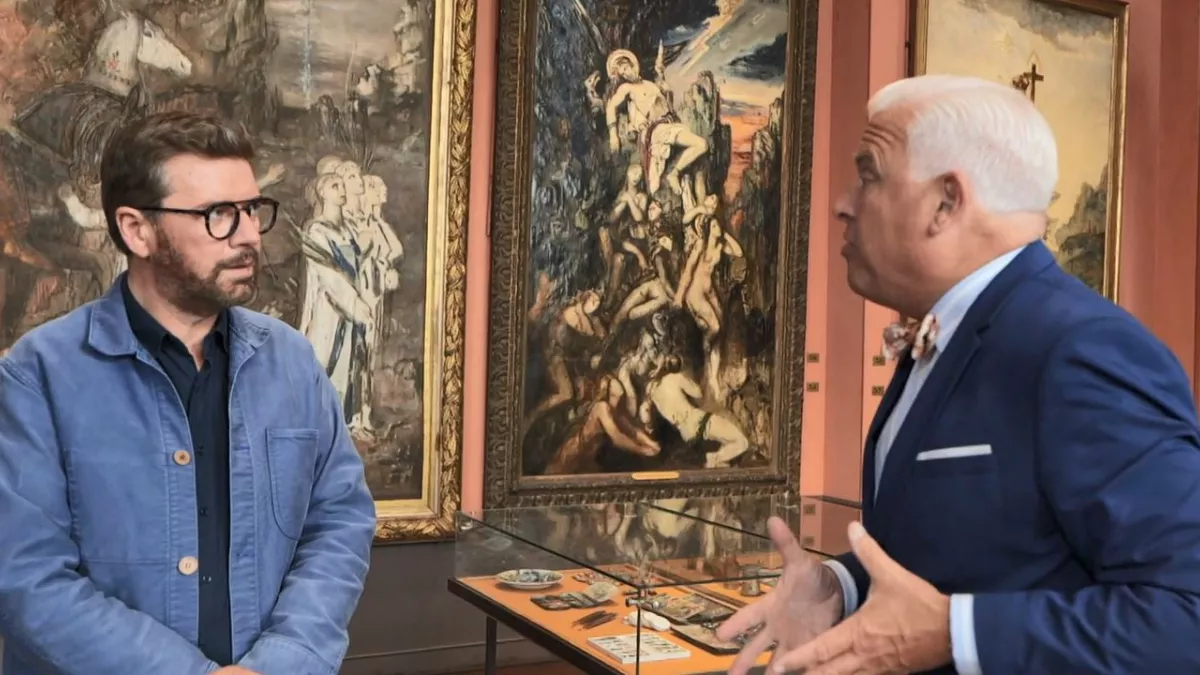 Yvan et Frédérick au musée Gustave Moreau Yvan et Frédérick au musée Gustave Moreau