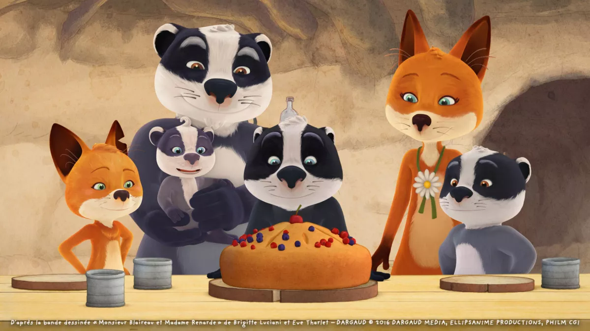 © 2016 DargaudMedia, Ellipsanime productions, Philm Cgi LA FAMILLE BLAIREAU RENARD
