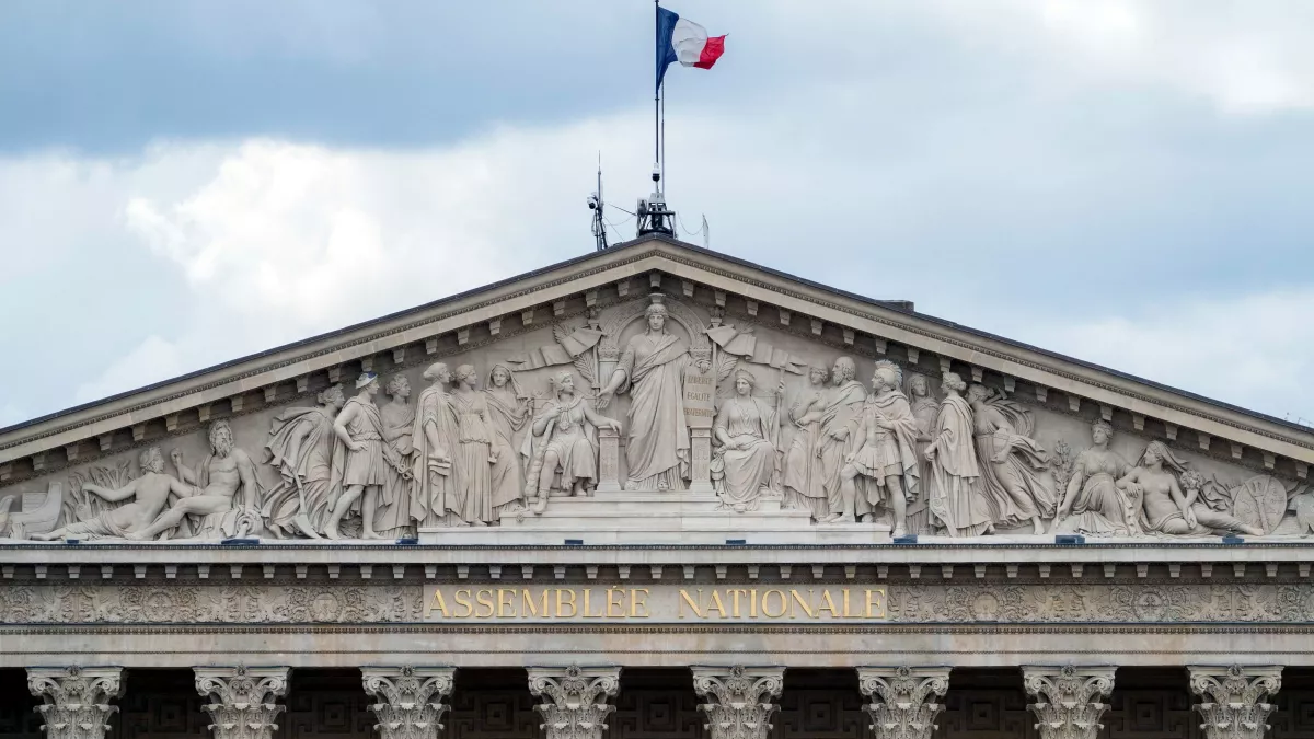 élections législatives 2024 - fronton Assemblée nationale élections législatives 2024 - fronton Assemblée nationale