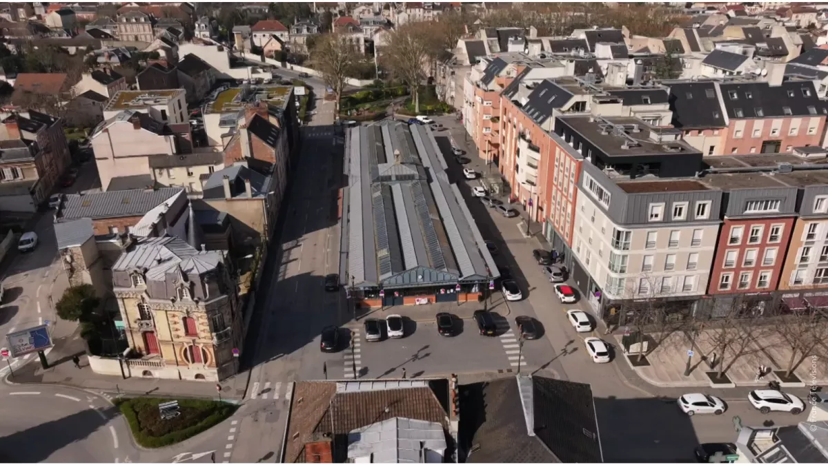 Images drone Epernay (Marne)