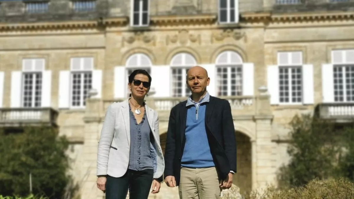 Sara et Olivier Cuvelier du château le Crock Sara et Olivier Cuvelier du château le Crock