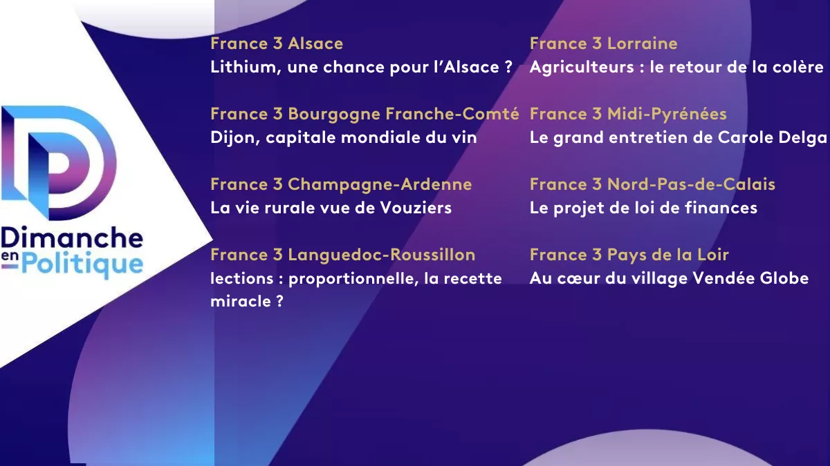 DEP 20 oct 2024 régions