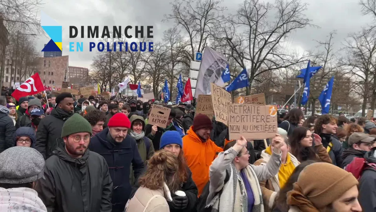 Dimanche en politique - Réforme des retraites - CREDIT FTV Dimanche en politique - Réforme des retraites - CREDIT FTV
