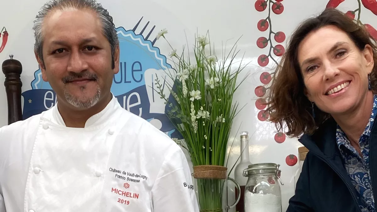 Ça Roule en Cuisine - Franco Bowanee et Karina Laval, crédit FTV Ça Roule en Cuisine - Franco Bowanee et Karina Laval, crédit FTV