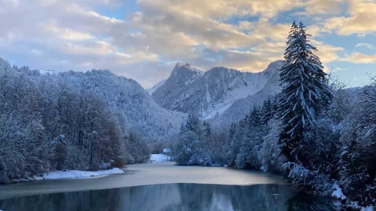 ©MédiaTV Paysage enneigé Chroniques d'en Haut