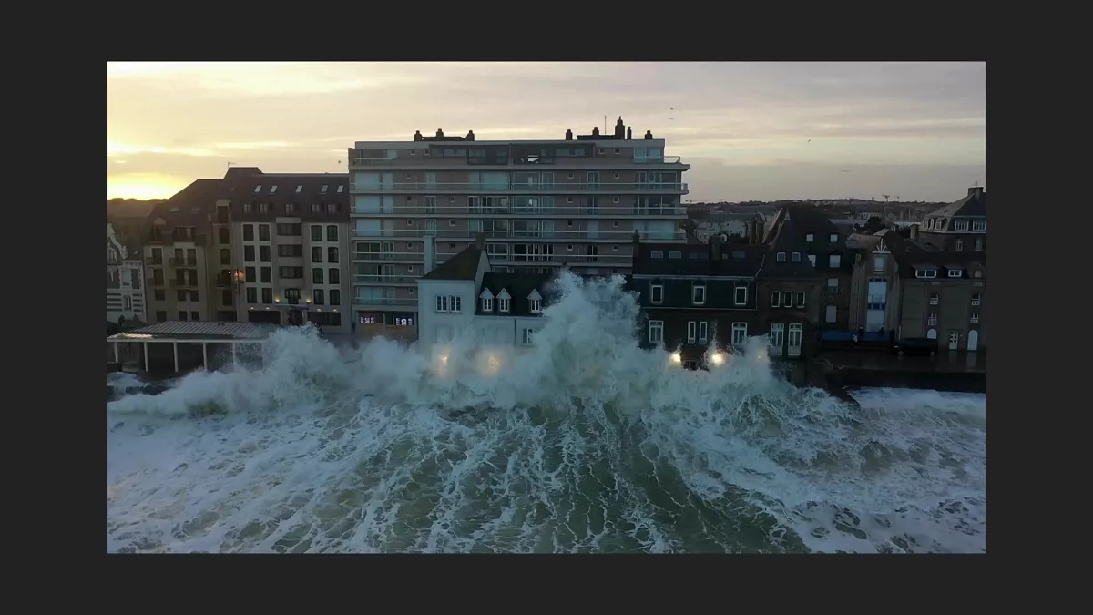 Littoral Jour de grande marée
