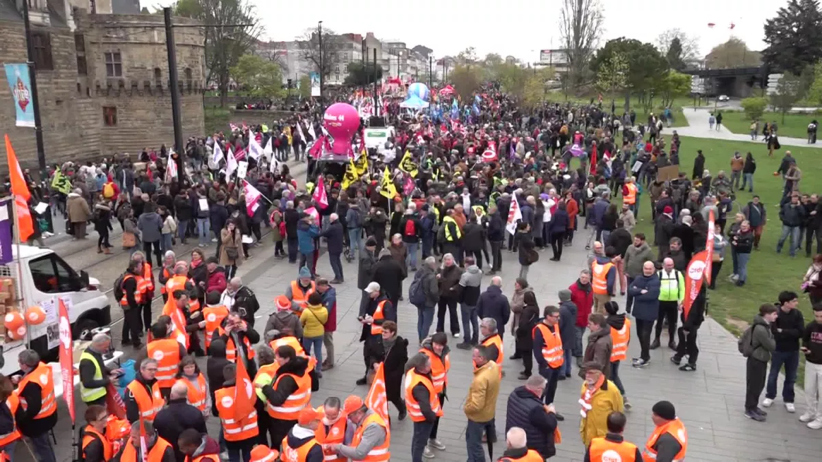 DEP syndicats Manifestation à Nantes
