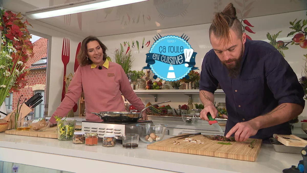 Ça Roule en Cuisine - Florent Ladeyn, crédit FTV Ça Roule en Cuisine - Florent Ladeyn, crédit FTV