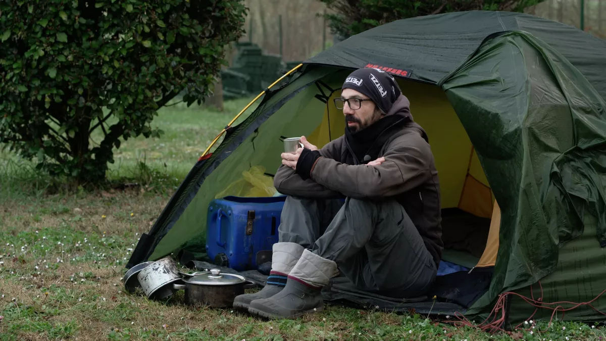 Un hiver au camping