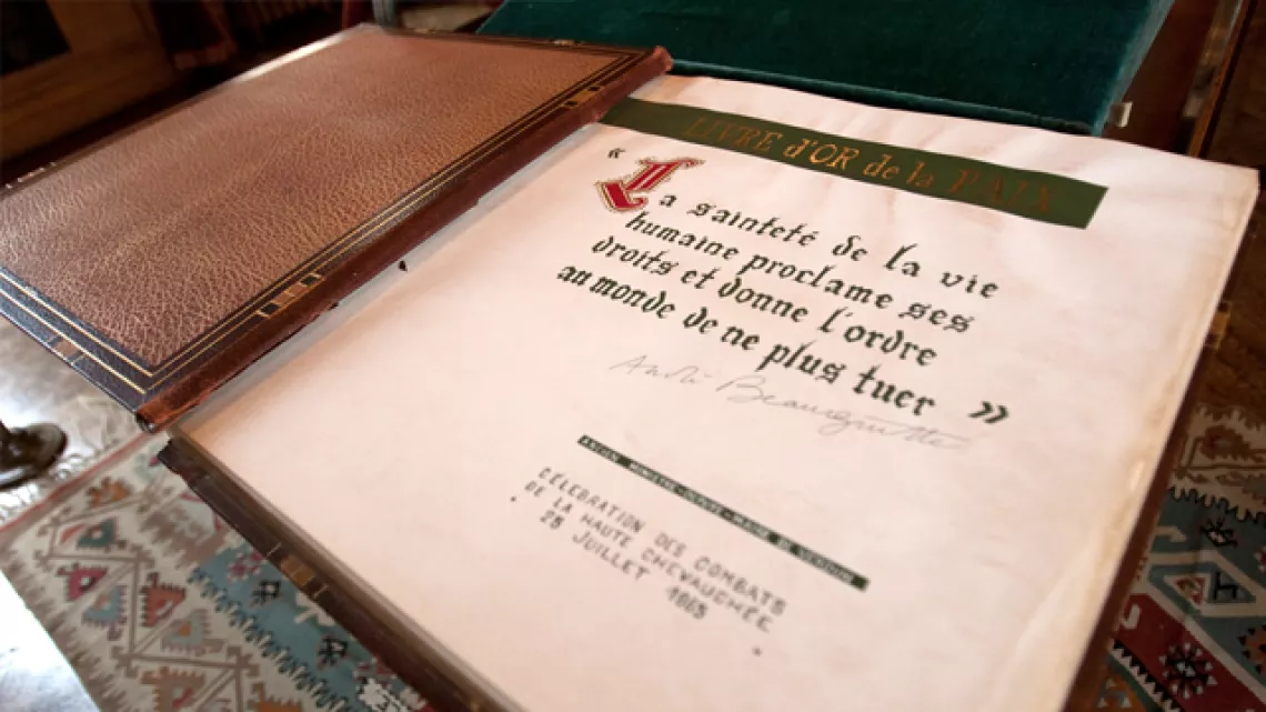 Livre de la Paix - © Jean-Philippe Tranvouez