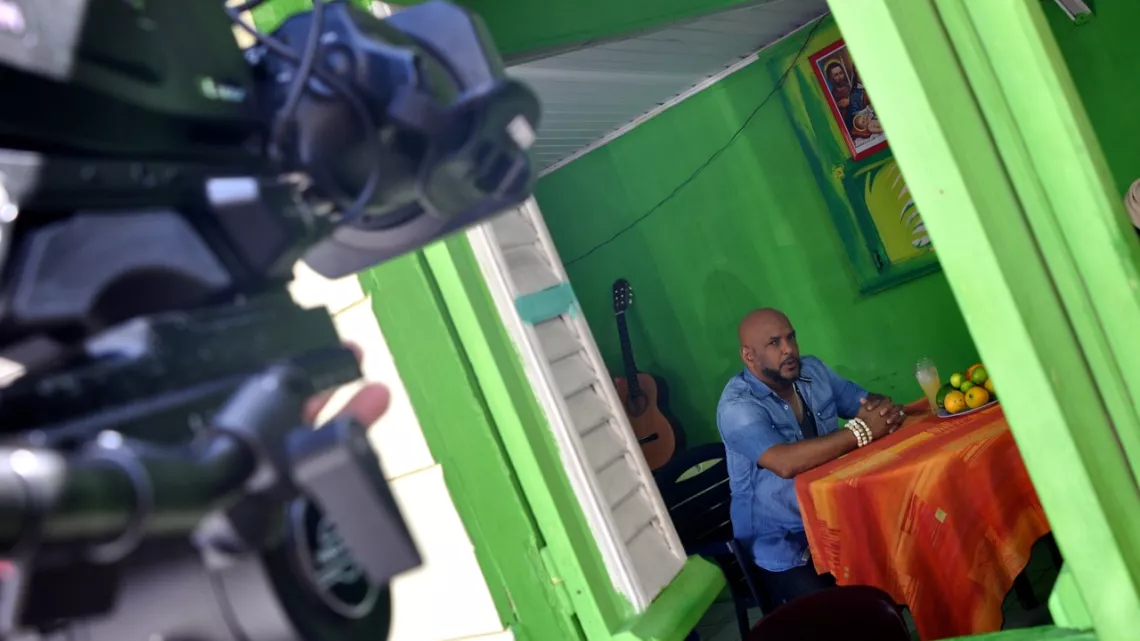 Tournage Ziétaj' avec Victor O