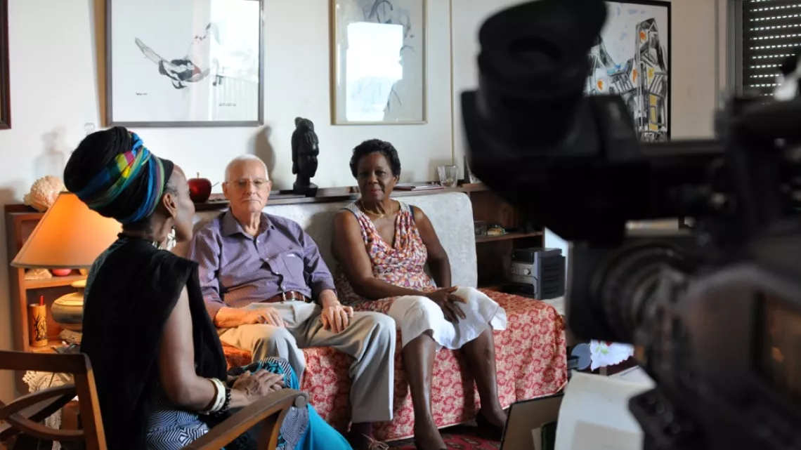 Tournage Ziétaj : Renaud et Madeleine DegrandMaison 