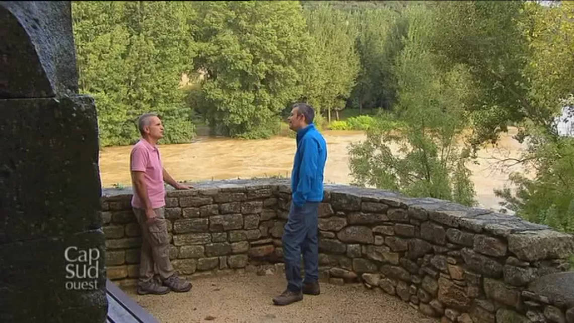 CSO - Le Gard - Eric Perrin et Antoine Gonzales sur les rives de la Cèze