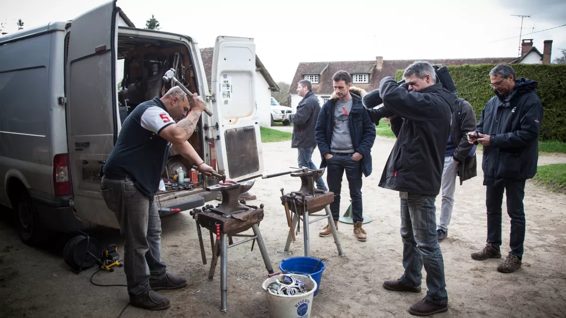 les coulisses du tournage