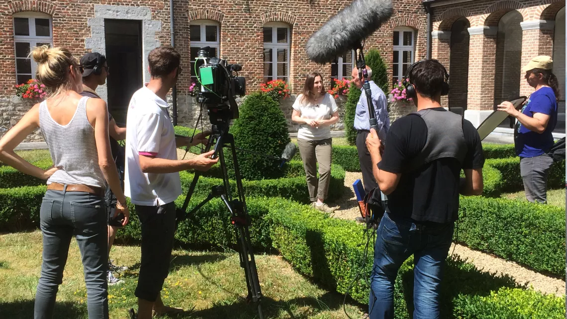 Tournage Pourquoi Chercher Plus Loin ? Pointe de Givet
