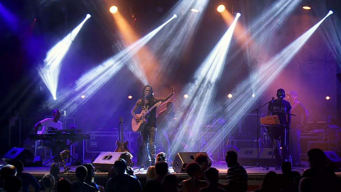 E.sy Kennenga dans le cadre du Black Genius Festival en Martinique
