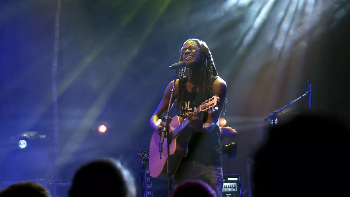 E.sy Kennenga dans le cadre du Black Genius Festival en Martinique