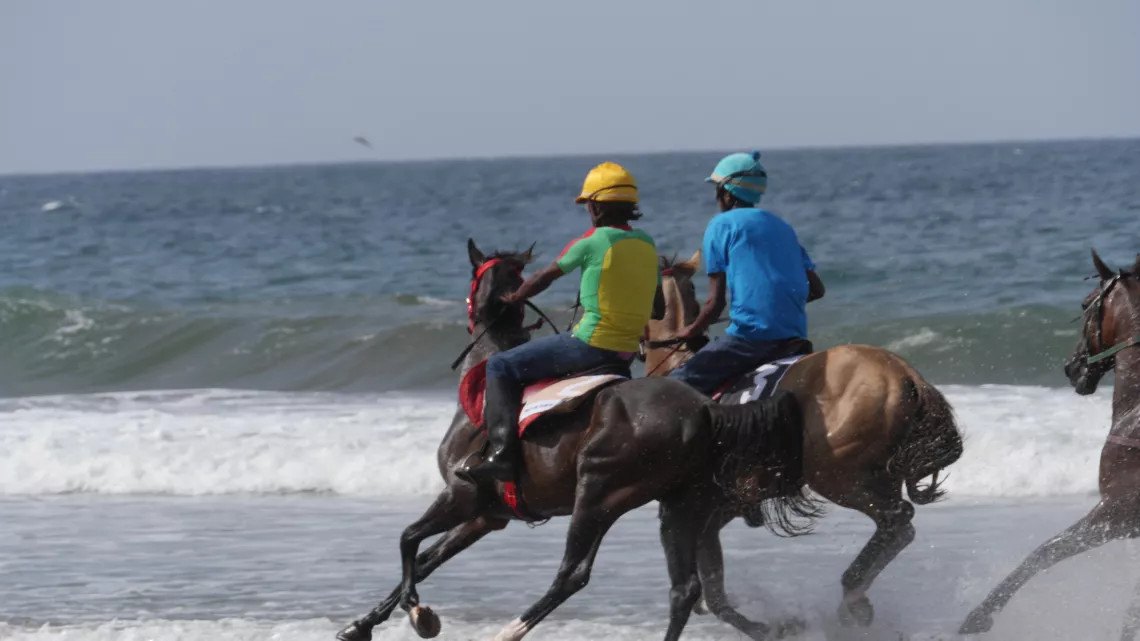 Galop sur le Tombolo